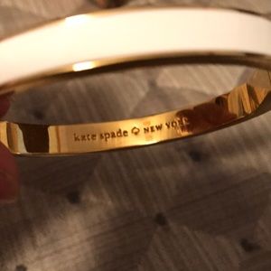 Kate spade white enamel bangle